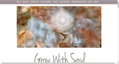 Desktop Screenshot of growwithsoul.com